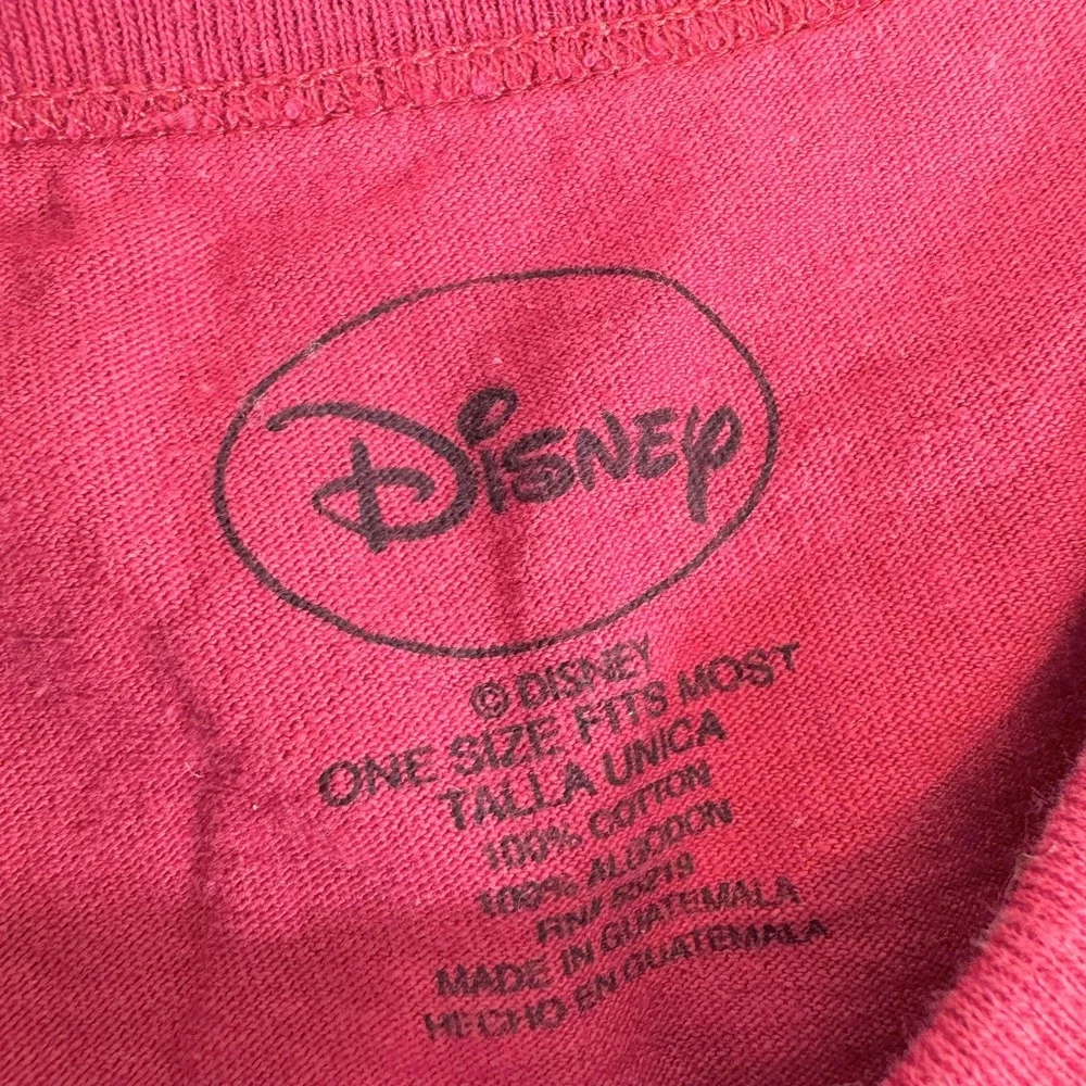 Disney Mickey Mouse Shirt Womens One Size‎ Red Holiday Oh Boy Pluto Christmas